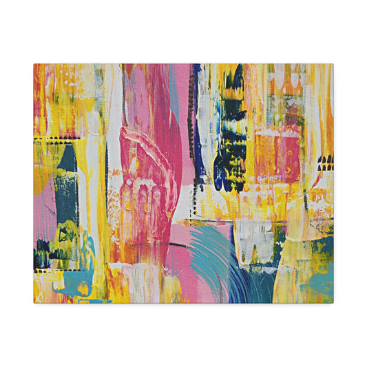 Twin Radiance NO.2- Vibrant Abstract Art Print for Home Decor