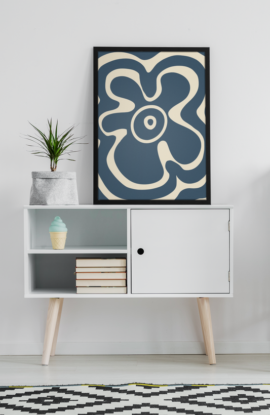 Trendy Satin Poster Decoration, Modern Wall Art, Home Decor, Gift for Her, Boho Style Room Decor