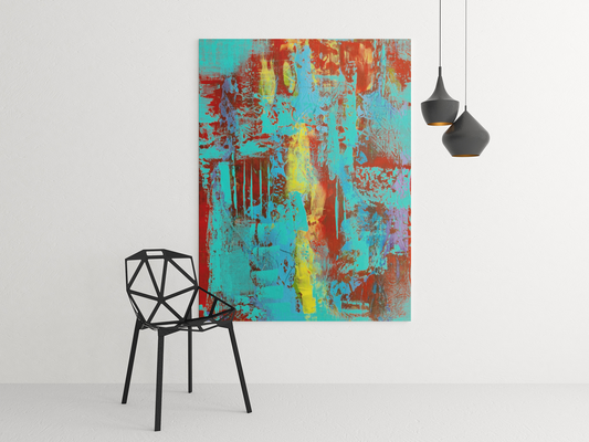 Luminous Current brings a rush of color and creative energy to any space.