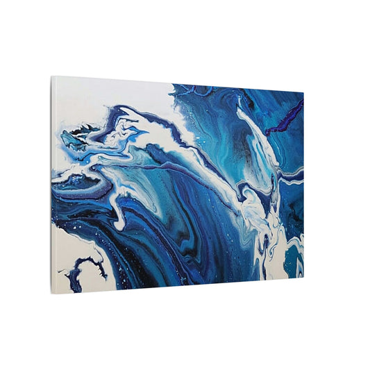 Ocean in Motion (Horizontal) Modern Ocean-Inspired Abstract Art for Beach House Decor